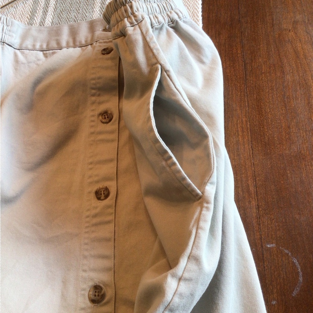 Bobbie Brooks Cotton Front Button Elastic Inset W… - image 7